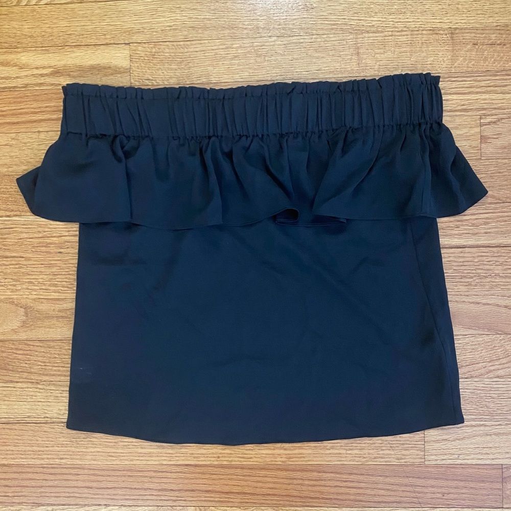 New, Express Off the Shoulder, Ruffle Shirt, Size MEDIUM